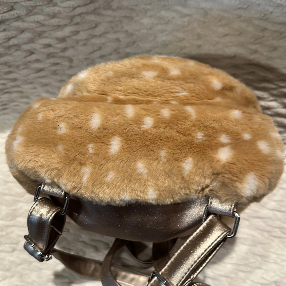 Adorable Holiday Reindeer Plush backpack Bag